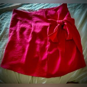 Cute SHEIN pink mini skirt beach cover up!